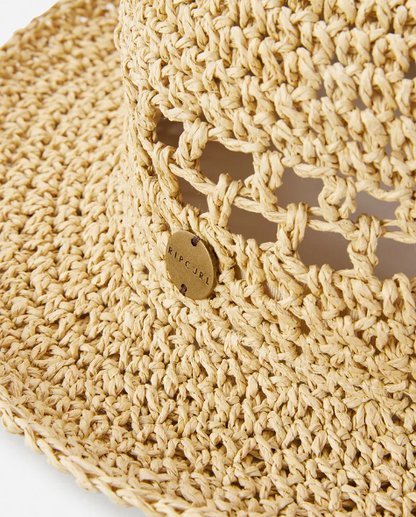 Rip Curl Essentials Crochet Women's Bucket Hat - Natural