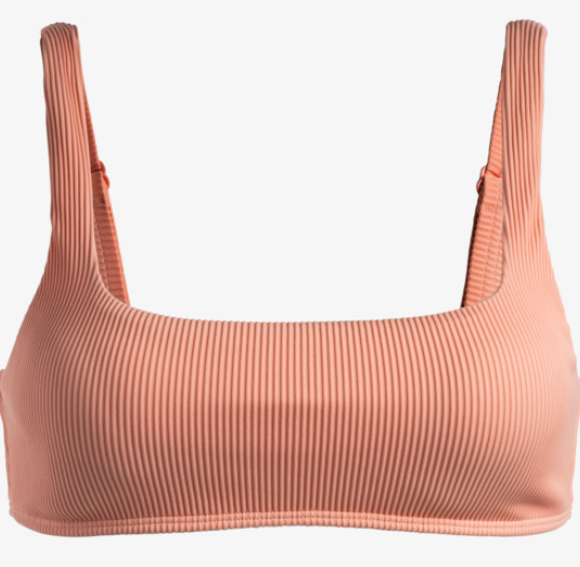 Roxy Rib Roxy Love The Glassy Women's Bikini Top - Salmon
