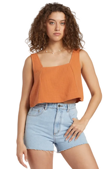 Billabong Open Skies Womens Woven Top - Toffee
