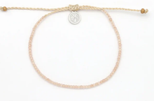 Pineapple Island Ka'anapali Frosted Glass Beaded Bracelet - Peach