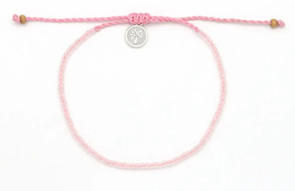 Pineapple Island Ka'anapali Frosted Glass Beaded Bracelet - Pink
