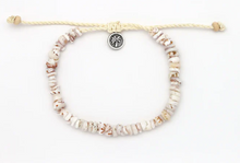 Pineapple Island Shell Beaded Anklet - White