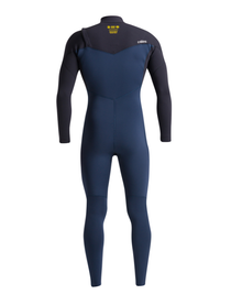 C Skins NuWave Session 3/2mm Men's GBS Chest Zip Summer Wetsuit 2025 - Bluestone/Black X/Saffron