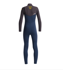 C Skins NuWave Session 4/3mm Junior Chest Zip Wetsuit 2025 - Bluestone/Meteor X/ Saffron