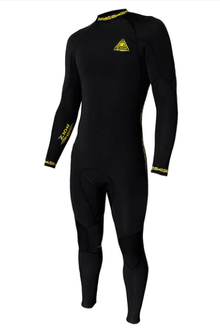 Zion Corelord 4/3mm Mens Back Zip Wetsuit - Black