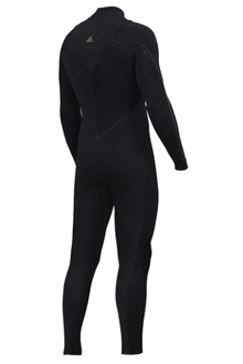 Zion Vault 4/3mm Men's Chest Zip Wetsuit - Black