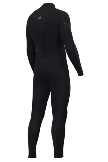 Zion Vault 4/3mm Men's Chest Zip Wetsuit - Black