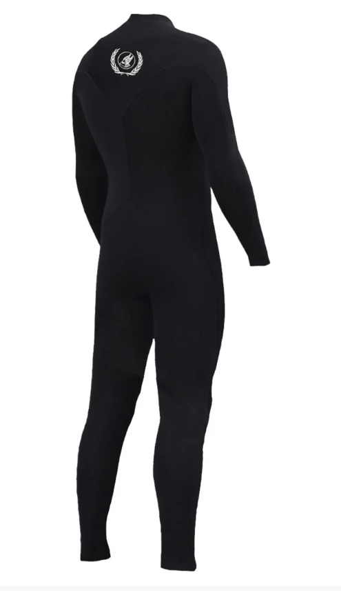 Zion Wesley 3/2mm Men's Chest Zip Summer Wetsuit 2024 - Black