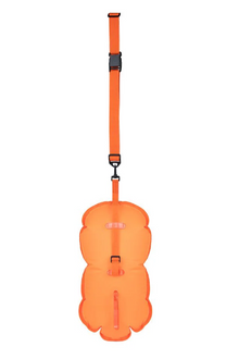 ZONE3 Recycled Swim Safety Buoy/Tow Float - Hi-Vis Orange