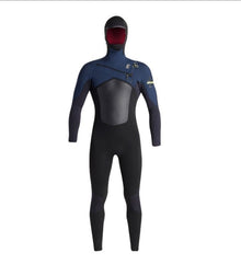 C-Skins NuWave ReWired 5/4mm Mens Hooded Wetsuit - Black / Bluestone