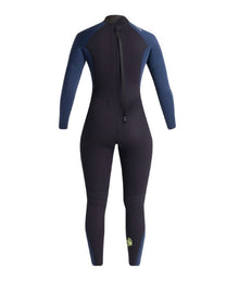 C-Skins NuWave Surflite 5/4/3mm Women's Back Zip Wetsuit 2025 - Black/ Bluestone/ Cool Green