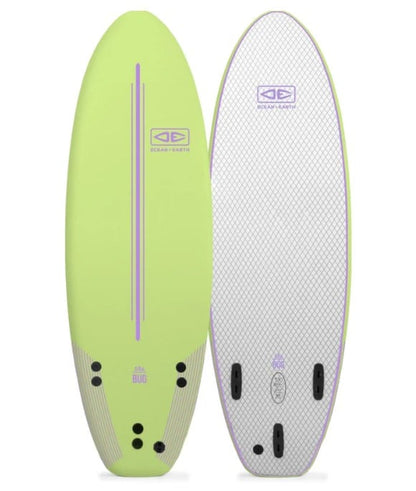 Ocean & Earth 5ft 6 Bug 3 Fin Softboard - Green