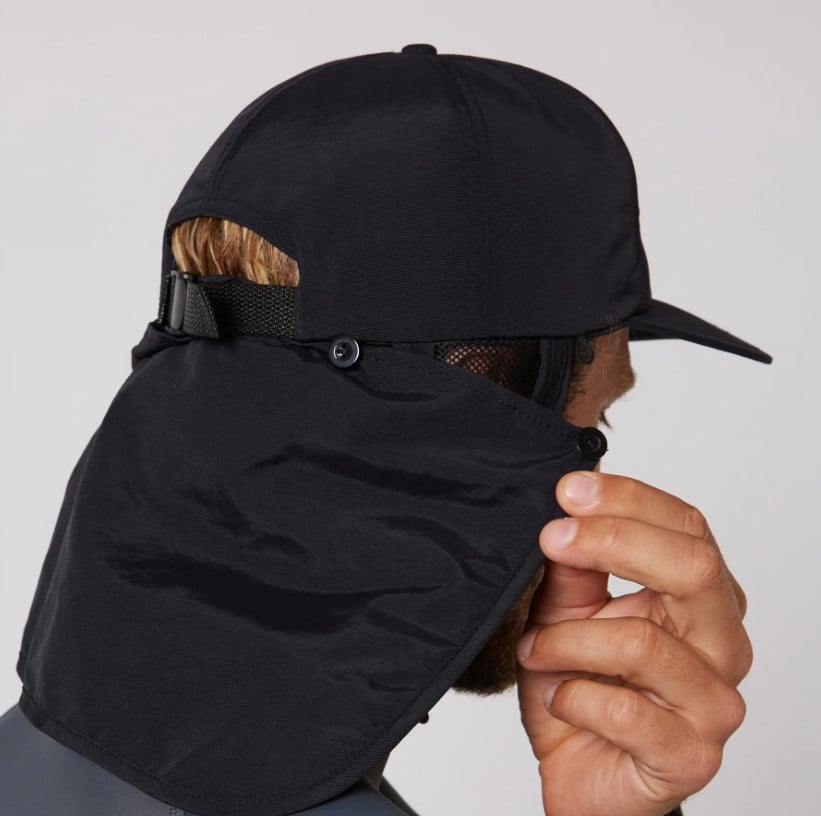 Ocean & Earth Bingin Surf Hat Soft Peak - Black