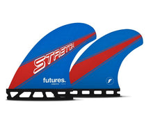 Futures Stretch Quad Medium Honeycomb Fins - Blue