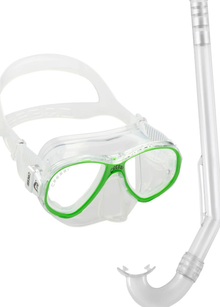 Cressi Perla Mare Junior Snorkel and Mask Combo - Assorted Colours