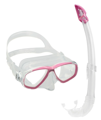 Cressi Perla + Mexico Mask and Snorkel Combo - Pink
