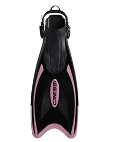 Cressi Palau Dive Fins - Black/Pink - Front