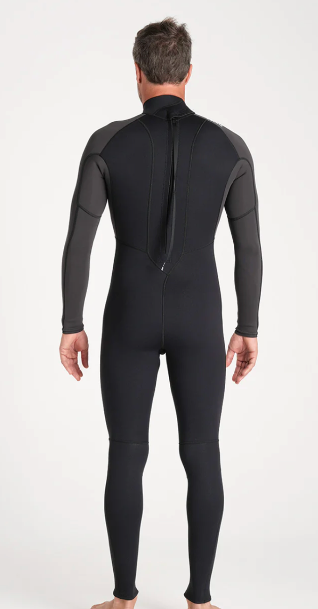 C-Skins NuWave Element 3/2mm Mens FL Back Zip Steamer 2026 - Black/Meteor/Olive