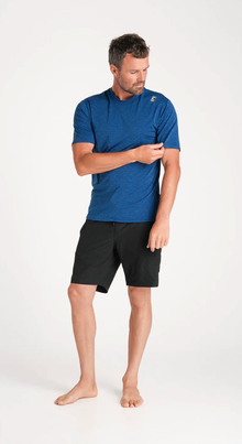 C-Skins NuWave UV Mens Short Sleeve Surf Tee - Deep Blue