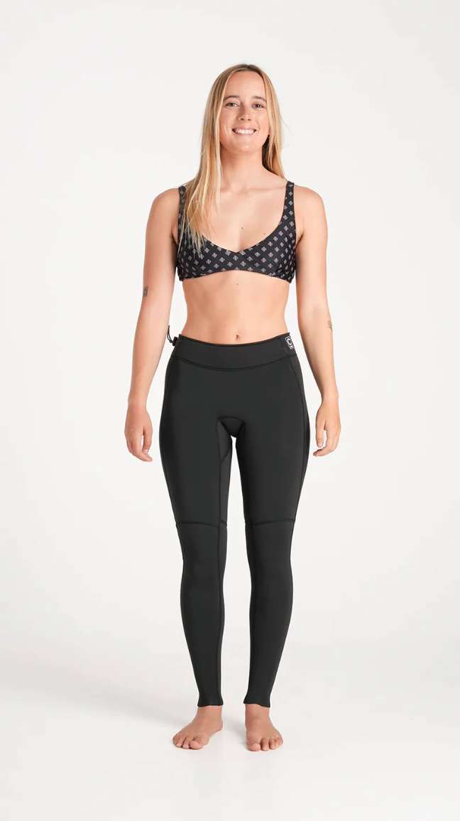 C-Skins NuWave Solace Lite 1.5mm Womens FL Wetsuit Leggings - Black/White