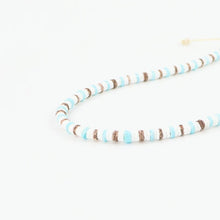 Pineapple Island Padangbai Puka Shell Necklace - Blue & Natural