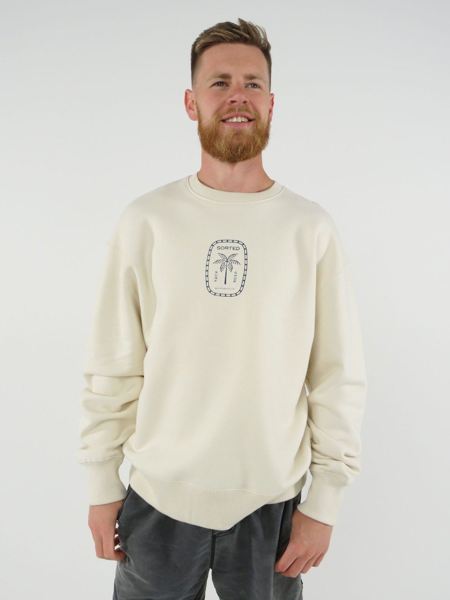 Sorted Surf Shop Relaxed Sweater - Cream