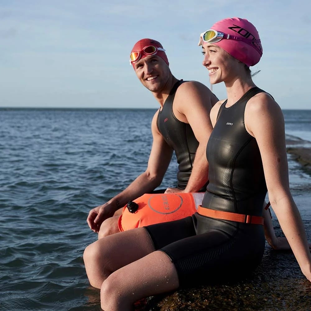 ZONE3 Silicone Athlete Swim Cap - Assorted Colours