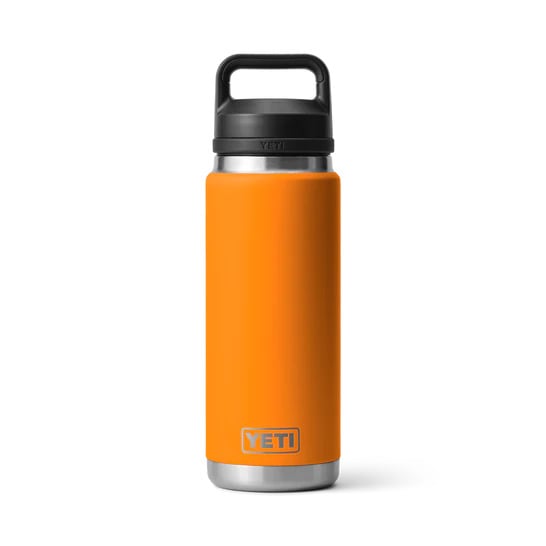 Yeti Rambler 26oz Bottle with Chug Cap in King Crab Orange