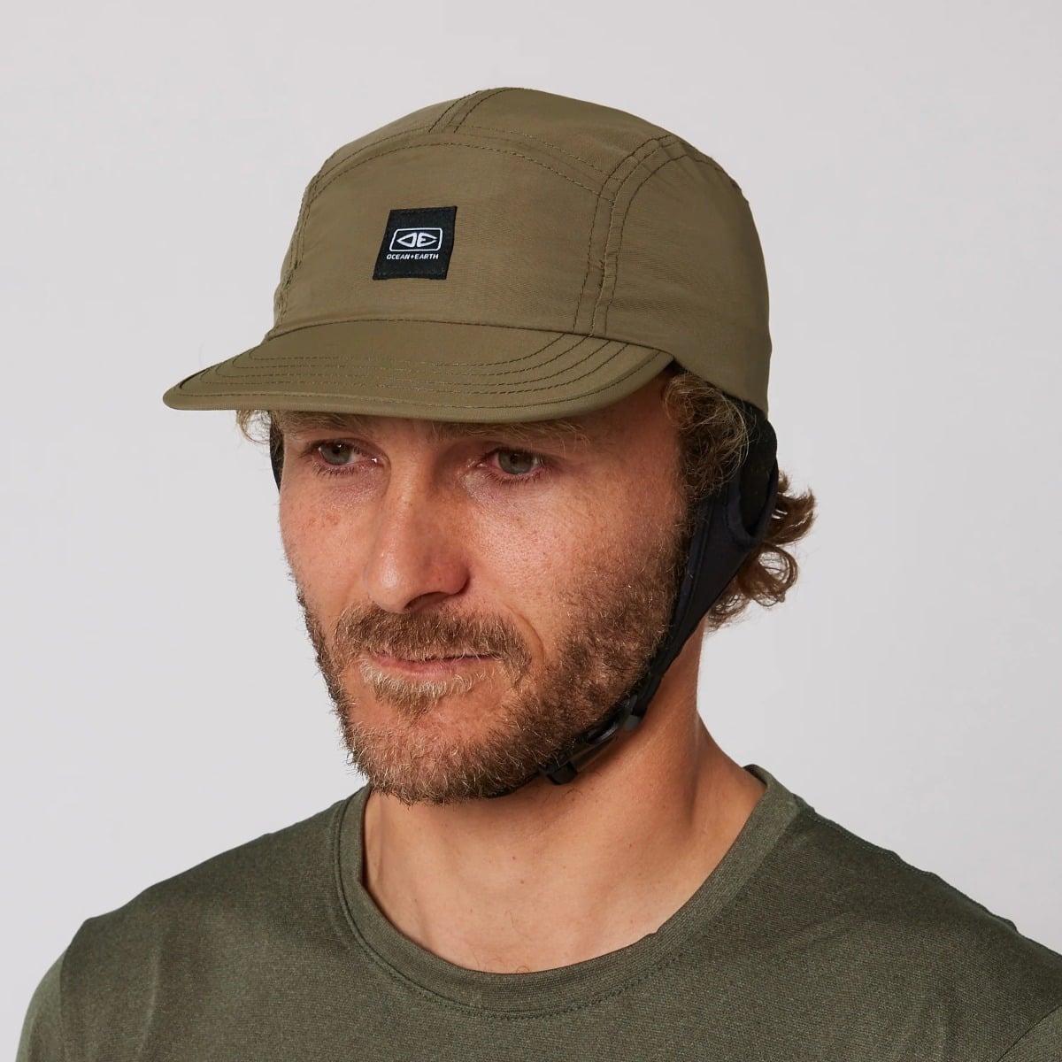 Ocean & Earth Indo 5 Panel Surf Cap - Olive