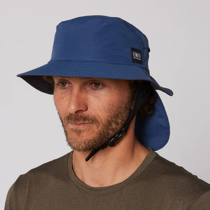 Ocean &amp; Earth Indo Stiff Peak Surf Hat in Navy