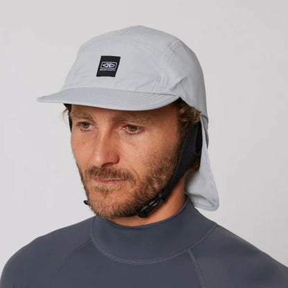 Ocean & Earth Indo 5 Panel Legionnaire Surf Cap - Grey