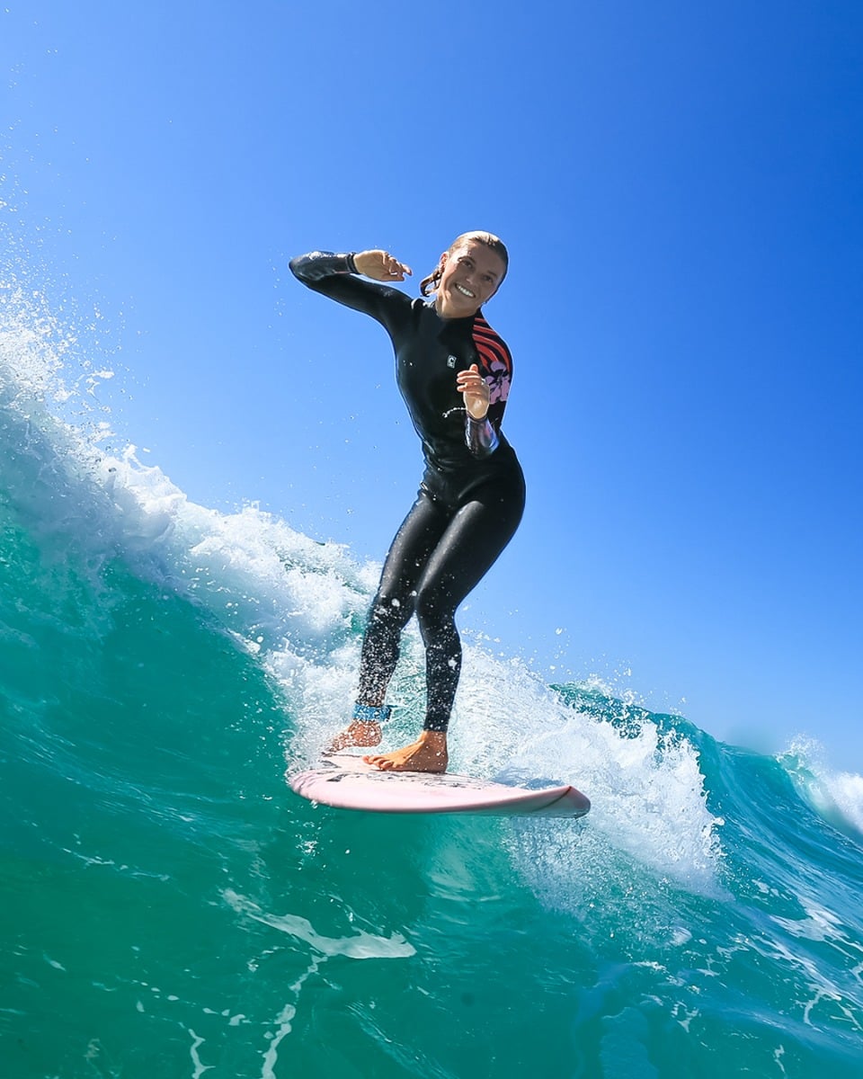 C-Skins NuWave Solace Lite 3/2mm Womens FL Back Zip Wetsuit 2026 - Black/Tropical