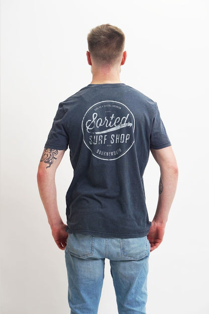 Sorted Surf Shop Circle Unisex T-Shirt - Blue