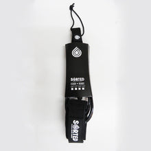 Sorted Surf Shop 6ft Surfboard Leash - Black - Front