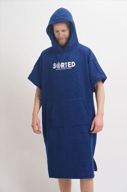 Sorted Surf Premium Hooded Changing Robe - Navy