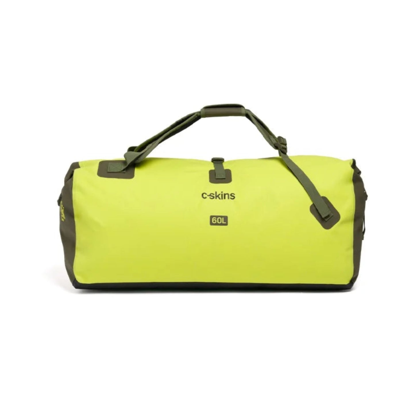 C-Skins Storm Chaser 60L Dry Bag Duffel-Flash Green