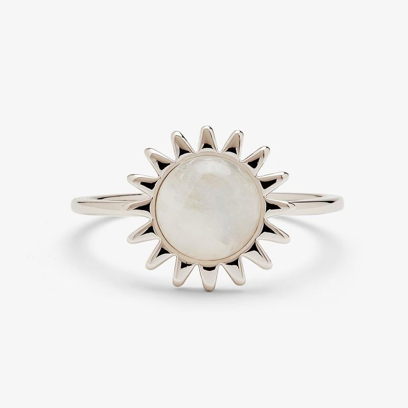 Pura Vida Sunshine Ring in Silver - Full View