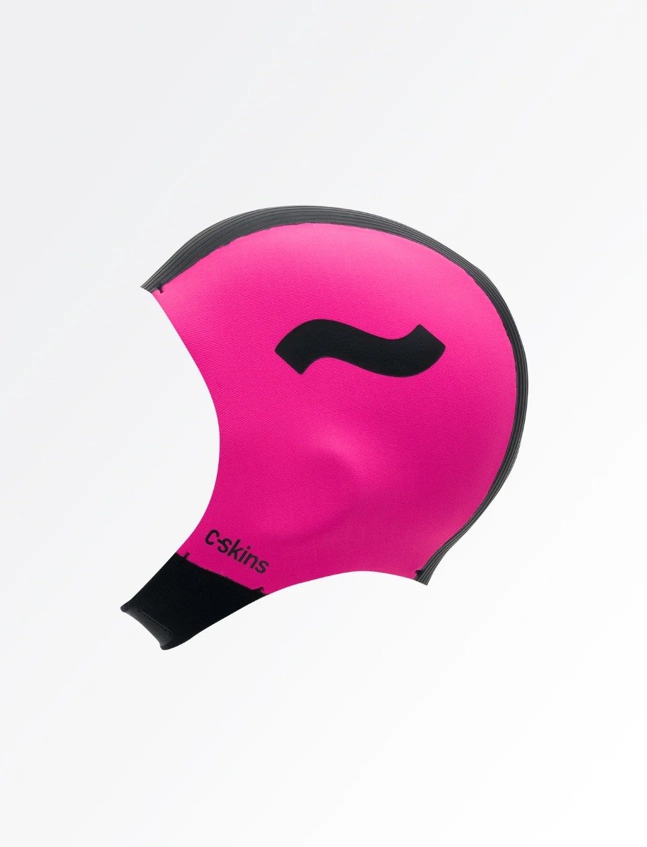 C-Skins Swim Research Freedom 3mm Swim Cap - Black / Pink