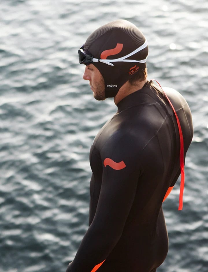 C Skins Research Freedom 3mm Swim Cap - Black