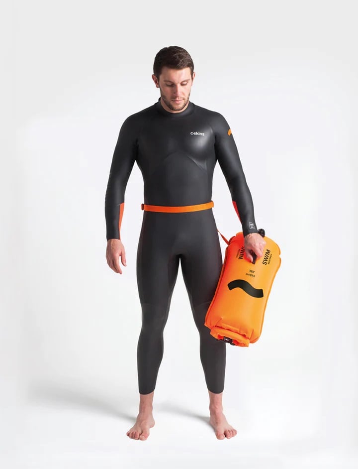 C Skins Swim Research 28L Buoy / Dry Bag - Orange