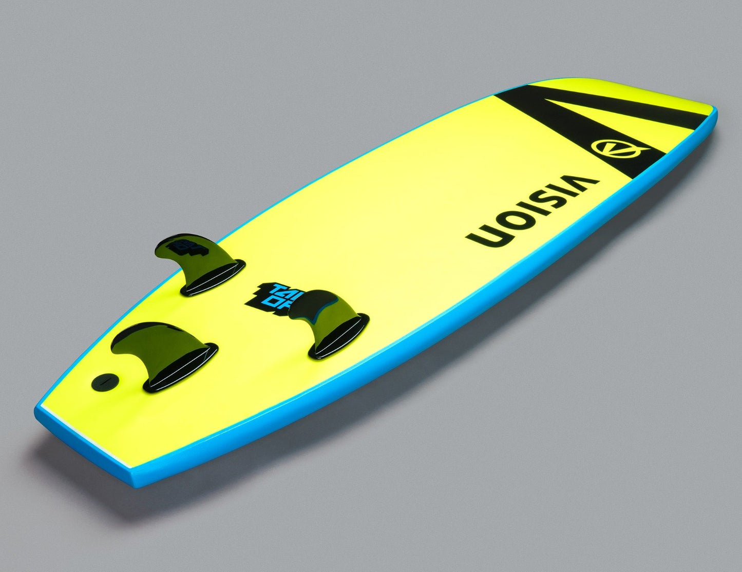 Vision XPS TakeOff 6ft 6 Foam Surfboard - Cyan - bottom