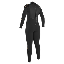 O'Neill Epic 4/3mm Womens Back Zip Wetsuit - Black/ Cindydaisy - Back