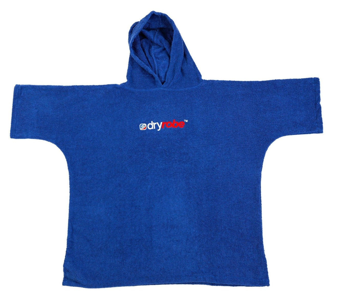 Dryrobe Organic Cotton S/S Towel Robe - Kids 10-13 - Royal Blue