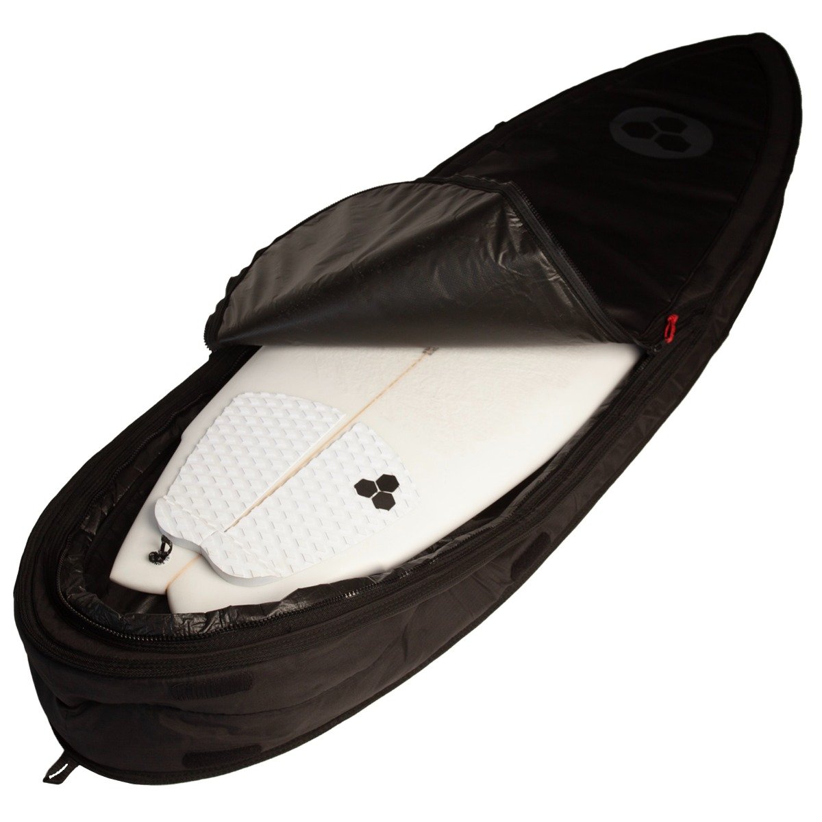 Channel Island Traveler Single/Double Shortboard Bag - Black