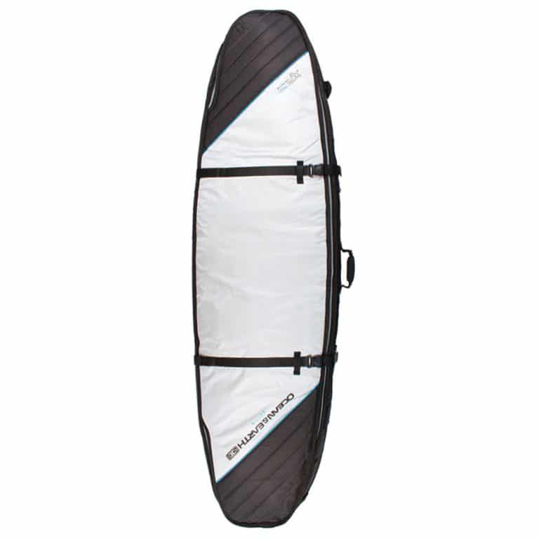 Ocean & Earth Triple Coffin 6,6" Shortboard Cover in Silver - Full View