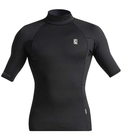 C Skins NuWave Rash X Mens Rash Vest in Black