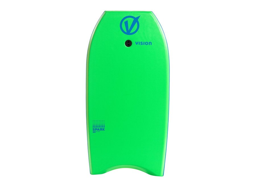 Vision Spark 36" Bodyboard 2021 - Green/Blue - Full View