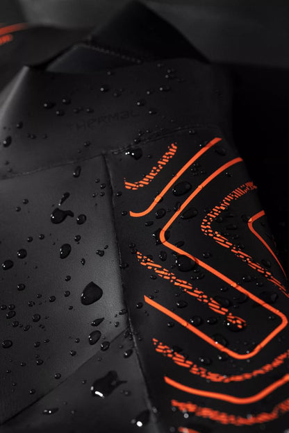 Orca Vitalis Thermal Men's Openwater Swim Wetsuit 2025 - Black/Orange