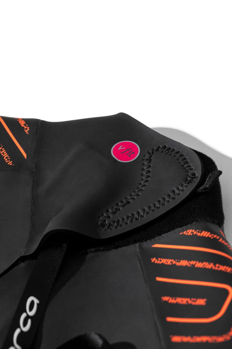 Orca Vitalis Thermal Men's Openwater Swim Wetsuit 2025 - Black/Orange