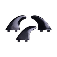 Vision Ignite Fish &amp; Spark Twin Tab Surfboard Fin Set in Black